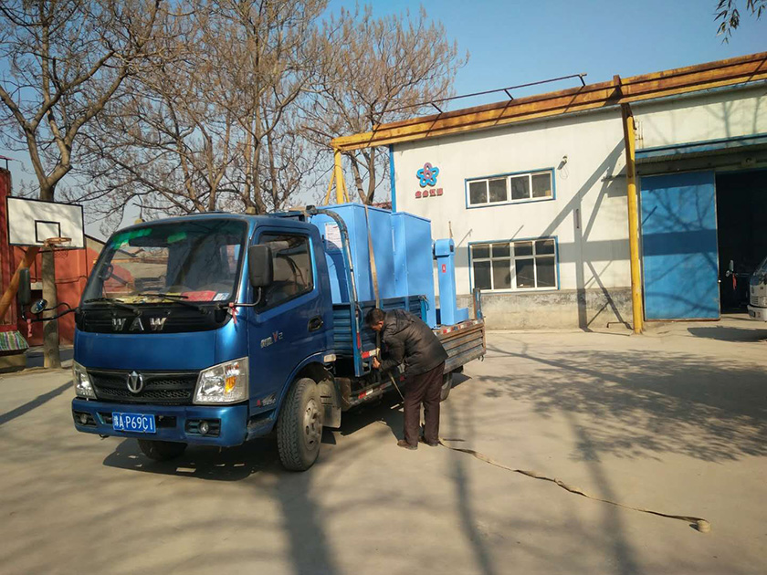 混合機裝車過程