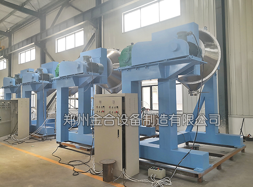 臥式混合機(jī)客戶驗(yàn)收過(guò)程